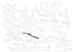Toyota 4RUNNER 2014-2024 Lower Support Front Bumper Rh Oem 52675-35010. Fixed Price $41.00.