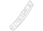 Genuine Nissan Bumper Cover Bracket 85222-6TA0A. Fixed Price $19.84.
