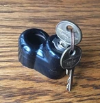 1930S 1940S 1950S Ford Lincoln Mercury Spare Tire Lock W/logo Keys Vtg Nos. Fixed Price $150.00.