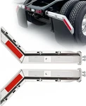 Semi Truck Sainless Steel Angled Spring Loaded Mud Flap Hanger 1-1/8" Bolt Spaci. Fixed Price $89.99.