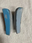 Mopar 73-76 Body Duster Scamp Front Bumper Filler Ends /corners Ship Free !!!!. Fixed Price $121.50.
