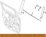 Ford Oem 19-23 Ranger Door Exterior Trim-rear Molding KB3Z2625532A. Fixed Price $30.21.