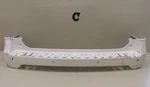 2018-2021 Ford Expedition Rear Bumper Cover W/ Sensor Hole Oem JL1B-17D781-AHW. Fixed Price $200.00.