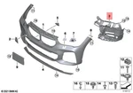 Genuine Bmw F48 16D 18DX 18I 20D Bracket Fog Lamp Right 51118075880. Fixed Price $88.28.