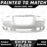 New Painted *PW7 Bright White* Front Bumper Fascia For 2011-2014 Chrysler 300. Fixed Price $420.99.