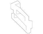 Genuine Porsche Inner Bracket Trim 992-807-891. Fixed Price $23.60.