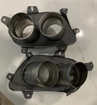Ferrari 812 Super Fast Tail Pipe Set With Mesh Stainless Steel 91 Mm Outlets. Fixed Price $775.00.