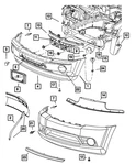 Genuine Mopar Front Fascia Support 5030620AC. Fixed Price $61.89.