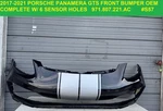 2017-2021 Porsche Panamera Gts Front Bumper Oem 6 Sensor Holes 971807221AC 2018. Fixed Price $699.99.