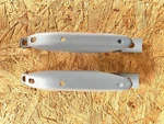 1967-1968 Ford Mustang Rear Bumper Guards C7ZZ-17984-A Primed #6026. Fixed Price $39.00.