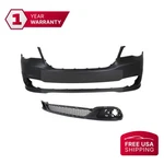 Front Bumper Cover + Grille For 2011-2020 Dodge Grand Caravan. Fixed Price $265.13.