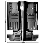 1971 1973 Mustang Floor Pan Complete W/seat Platforms Fastback & Coupe DII3648NC. Fixed Price $1133.95.