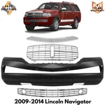 Front Bumper Cover Primed & Grille Kit For 2009-2014 Lincoln Navigator Base. Fixed Price $950.00.