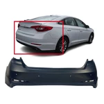 Bumper Cover For 2015-2017 Hyundai Sonata Parking Holes Eco Gls Rear. Fixed Price $158.84.