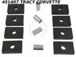 1958-1960 Corvette Reproduction Front+rear Bumper Mount Blocks And Bushings Set. Fixed Price $54.00.