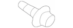 Genuine Nissan Support Bracket Bolt 08368-6162G. Fixed Price $10.82.