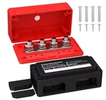 2X Heavyduty 4WAY Bus Bar/power Distribution Box Screw Terminal Studs 300A 48VDC. Fixed Price $45.99.