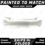 New Painted *NH578 Taffeta White* Rear Bumper Cover For 2008-2012 Honda Accord. Fixed Price $390.99.