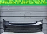 2014-2021 Bmw Series F22 F23 228I 230I Rear Bumper Oem Sensor Hole 7285522. Fixed Price $274.40.
