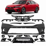 Front Bumper Cover & Grille Assembly / Fog Light For 2022-2023 Honda Civic Sedan. Fixed Price $383.37.