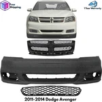 Front Bumper Cover Paintable & Grille Assembly Kit For 2011-2014 Dodge Avenger. Fixed Price $497.99.