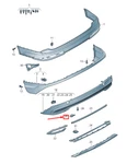 New Audi Q7 Rear Right Bumper Towing Eye Cover Cap 4M0807442C9B9 Original. Fixed Price $40.21.