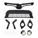 For Corolla 2014-16 Bumper Fog Light Kit+ Bracket Upper Lower Grille Mesh. Fixed Price $50.99.