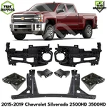 Front Bumper Brackets & Retianer Steel For 2015-19 Chevy Silverado 2500 Hd 3500. Fixed Price $350.00.