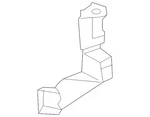 Genuine Audi Side Support 8K9-807-890-B. Fixed Price $27.00.