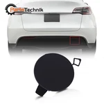 Rear Bumper Tow Hook Cover Trailer Cap For 2020-2022 Tesla Y 1494426-00-A. Fixed Price $9.99.