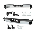 Lawork Rear Bumper Assembly For Chevy Silverado/gmc Sierra 1500 2014-2018 Chrome. Fixed Price $175.83.