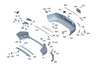 Genuine Mercedes-benz Bumper Holder 243-885-56-04. Fixed Price $55.09.