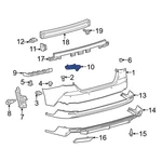 For Toyota Camry 25-26 52562AQ010 Rear Right Inner Bumper Cover Bracket. Fixed Price $48.27.