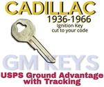 1936-1966 Gm Cadillac Ignition Key Cut To Code 8751-9000. Fixed Price $11.99.