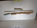 Nos 69-70 71? Pontiac Catalina Station Wagon Rear Door Molding Gold Brown. Fixed Price $44.99.