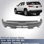 Rear Lower Bumper Cover For 2018 2019 2020 2021 Chevy Traverse W/o Sensor Hole. Fixed Price $198.00.