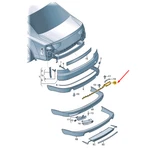 New Audi A8 D4 Rear Bumper Securing Strip 4H0807900 Original No Duty To. Fixed Price $78.96.