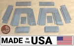 Sr Weld-on Diy Lowering Truck Under Bed Frame 8" Tall Step Notch Kit 3" Wide. Fixed Price $109.00.