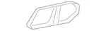 Genuine Audi Corner Trim 80A-807-320-C. Fixed Price $124.22.