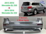 2013-2016 Mercedes GL350 & GL450 Rear Bumper Sensor +2BLIND -iridium Silver 37. Fixed Price $800.00.