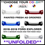 New Front Bumper 2018-2019 Ford Explorer *choose Your Color* FO1014132. Fixed Price $626.97.