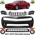 Front Bumper Cover Primed Plastic & Headlights Kit For 2011-13 Chevrolet Camaro. Fixed Price $636.35.