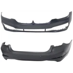 Set Of Bumper Cover Fascias Front & Rear For Bmw 540I Xdrive 17-20 Pair. Fixed Price $382.84.