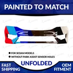 New Painted 2016-2017 Honda Accord Sedan Unfolded Front Bumper W/o Sensor Holes. Fixed Price $339.98.