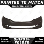 New Painted *NH777M Smokey Topaz* Front Bumper Cover For 2011-2017 Honda Odyssey. Fixed Price $400.99.