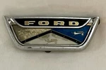 1960-61 Ford Falcon Emblem & Bezel Trunk Deck Lid C0DB-6443504-A Fomoco. Fixed Price $65.98.