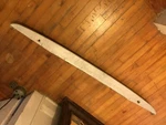 Jaguar XJ6 XJ12 1979.5-87 Siii Rear Bumper Beam Armature From Florida Car. Fixed Price $50.00.