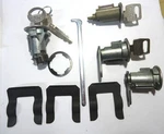 New Ford Chrome Ignition/doors/trunk Lock Cylinder Set With Keys To Match. Fixed Price $129.95.