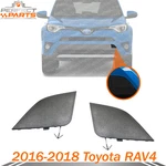 Front Bumper Tow Hook Eye Covers Primed Rh & Lh Side For 2016-2018 Toyota RAV4. Fixed Price $24.95.