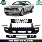 Front Bumper Cover Primed & Grille Assembly Kit 2005-2009 Ford Mustang. Fixed Price $330.00.